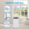Coby 8,150 BTU Portable Air Conditioner SACC/CEC 12,000 BTU ASHRAE 128 CBPAC815 - alternate 5